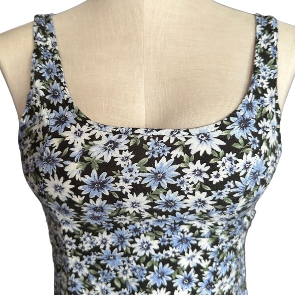 🆕American Eagle Floral Mini Dress with Keyhole Back and Adjustable Strap | med - Picture 2 of 11